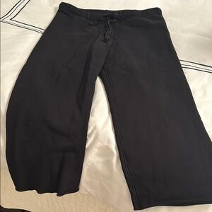 Frank & Eileen Black Catherine cropped sweatpants